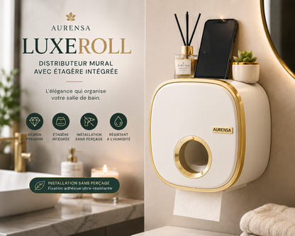 Aurensa LuxeRoll — Blanc Perlé Doré